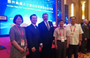 connect Geschäftsführer René Leibold auf der "China International Economic and Trade Fair" in Langfang